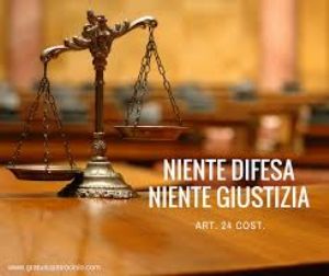 Il diritto di difesa.Diritto che garantisce tutti.